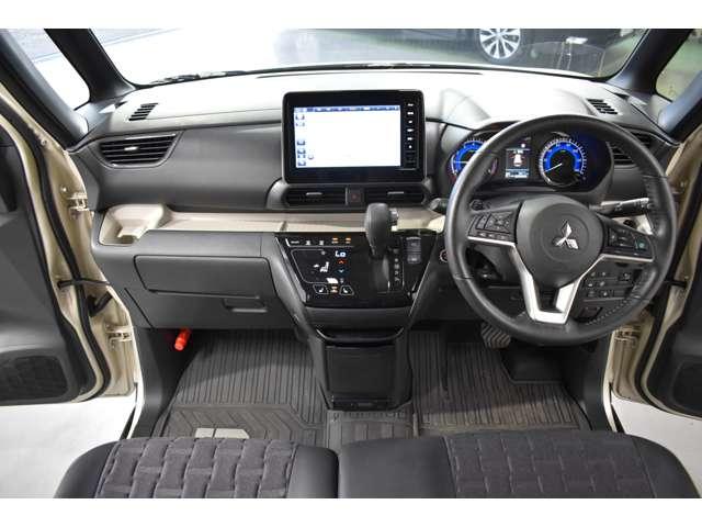 デリカミニ Ｔ　プレミアム　車歴レンタ　マイパイロット　前後ドラレコ　ＥＴＣ車載器　フルセグＴＶ　ＬＥＤランプ　クルコン　キーレスエントリー　ＡＢＳ　エアバッグ　パワステ　ベンチシート　オートエアコン　ターボ車　フロントカメラ（4枚目）