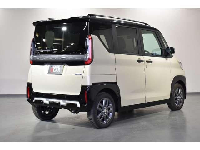 デリカミニ Ｔ　プレミアム　弊社社有車　Ｍナビ　ＴＶ　マイパイロット　衝突軽減装置　ターボエンジン　ナビＴＶ　寒冷地　パワステ　フルタイム４ＷＤ　エアバッグ　ＬＥＤヘッド　ＥＳＣ　サイドカメラ　クルコン　インテリキー　キーフリー（2枚目）