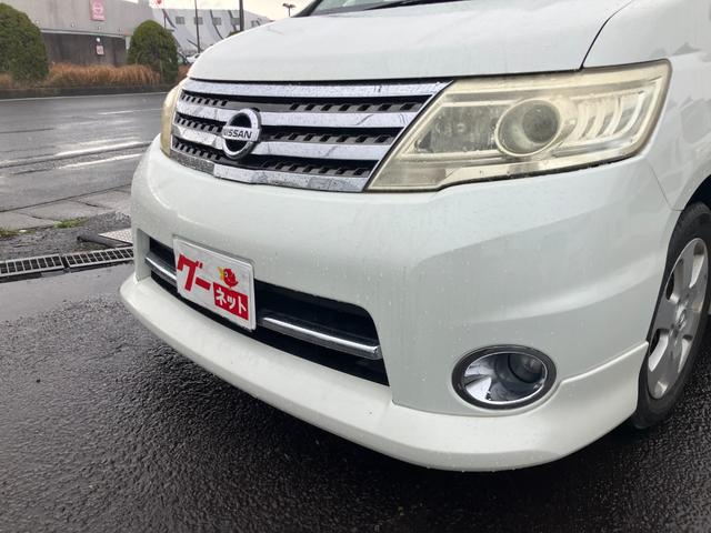 セレナ ハイウェイスター　Ｖエアロセレクション　純正ナビ　フルセグＴＶ　両側パワースライドドア　バックカメラ　インテリジェントキー　　８人乗り　３列シート（8枚目）