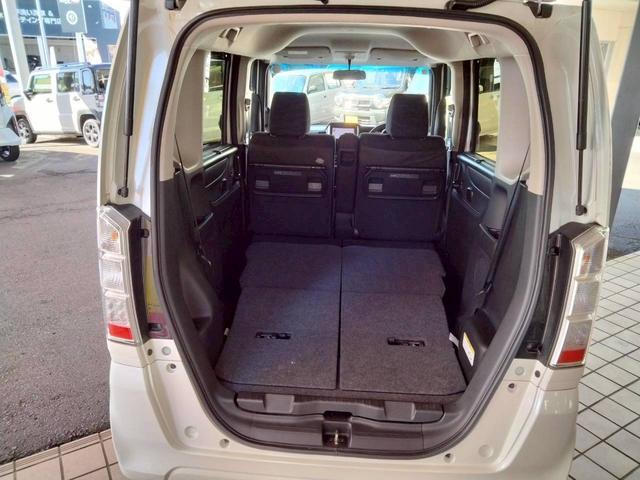 N-BOX G・ターボLパッケージ 純正ナビ Bカメラ Bluetooth フルセグTV 片側電動 シートバックテーブル ターボ タイミングチェーン フルフラット クルコン 革巻きステアリング ステリモ ロールサンシェード スマートキー(17枚目)