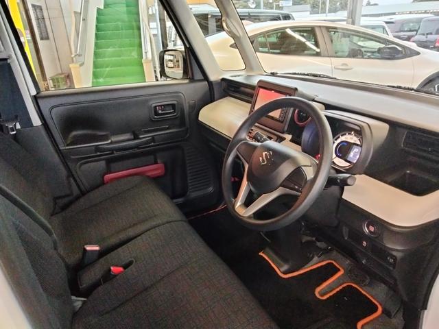 スペーシア ハイブリッドＧ　スズキセーフティサポート　衝突軽減　障害物センサー　スマートキー　プッシュスタート　社外ナビ　Ｂｌｕｅｔｏｏｔｈ　オートハイビーム　サイドエアバッグ　車線逸脱警報　アイドリングストップ　オートエアコン（10枚目）