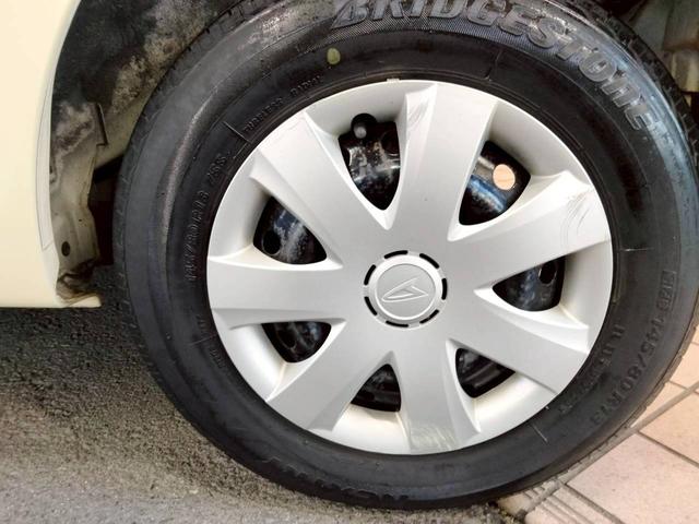 ミラココア ココアＸ　キーフリー　オートエアコン　純正デッキ　ベンチシート　タイミングチェーン　ヘッドライトレベライザー　ドアバイザー　パワステ　電動格納ミラー　アームレスト　Ｗエアバッグ　パワーウィンドウ　フロアマット（23枚目）