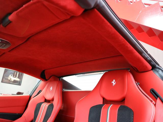 F8スパイダー F1 DCT レーシングシート(トリコロールstripe) ワンオーナー車/フルディーラー整備記録簿/OP1000オーバー/フルボディステルスPPF施工/内外装EGカーボン/LEDハンドル/ダイヤモンドカット鍛造20AW(チタンボルト)/Fリフター(41枚目)