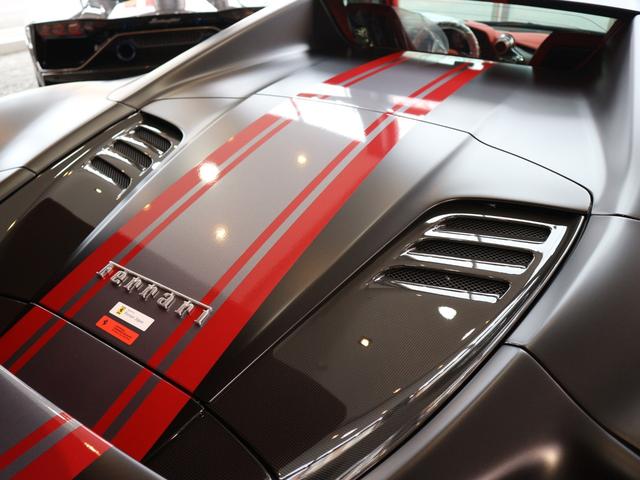 F8スパイダー F1 DCT レーシングシート(トリコロールstripe) ワンオーナー車/フルディーラー整備記録簿/OP1000オーバー/フルボディステルスPPF施工/内外装EGカーボン/LEDハンドル/ダイヤモンドカット鍛造20AW(チタンボルト)/Fリフター(53枚目)
