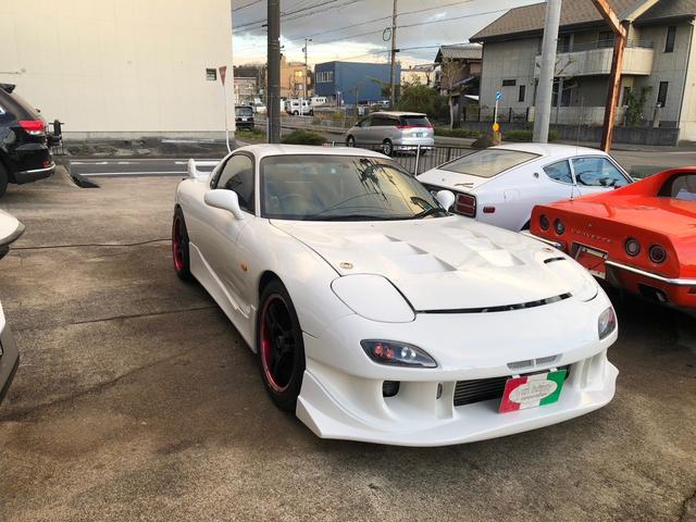 ＲＸ－７ タイプＲＩＩ　ＲＥ雨宮フロントバンパー　社外サイド・リアバンパー　ＦＲＰダクトボンネット　リアトランクスポイラー　テールランプ５型純正　Ｂｌｉｔｚ車高調　ＥＣＵパワーＦＣ　エアセパレーター社外アルミ製（5枚目）