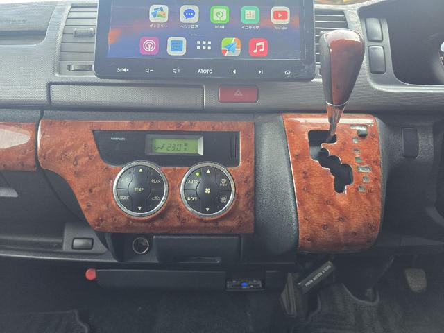 ハイエースバン ロングスーパーGL ディーゼルターボ 後席エアコン 両側スライドドア 3000cc 木調ダッシュパネル バックカメラ Android画面 オートエアコン BLUETOOTHオーディオ(36枚目)
