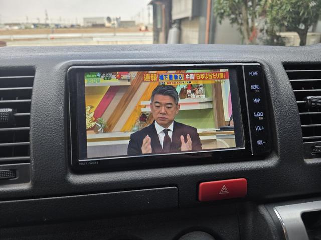 ハイエースバン ロングDX GLパッケージ ディーゼルターボ オプションLEDヘッドライト 3000cc 社外ホイール 両側スライドドア 革調シートカバー テレビ ドラレコ ナビ BLUETOOTHオーディオ バックカメラ ETC AC100V(15枚目)