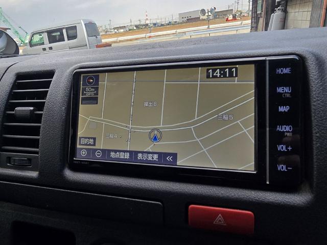ハイエースバン ロングDX GLパッケージ ディーゼルターボ オプションLEDヘッドライト 3000cc 社外ホイール 両側スライドドア 革調シートカバー テレビ ドラレコ ナビ BLUETOOTHオーディオ バックカメラ ETC AC100V(20枚目)