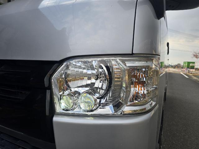 ハイエースバン ロングDX GLパッケージ ディーゼルターボ オプションLEDヘッドライト 3000cc 社外ホイール 両側スライドドア 革調シートカバー テレビ ドラレコ ナビ BLUETOOTHオーディオ バックカメラ ETC AC100V(36枚目)