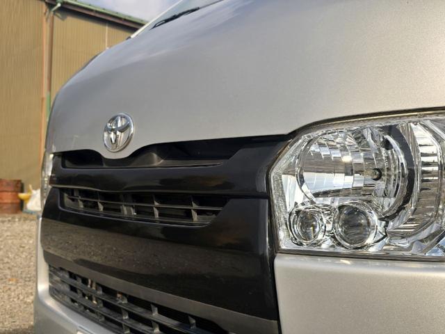 ハイエースバン ロングDX GLパッケージ ディーゼルターボ オプションLEDヘッドライト 3000cc 社外ホイール 両側スライドドア 革調シートカバー テレビ ドラレコ ナビ BLUETOOTHオーディオ バックカメラ ETC AC100V(41枚目)