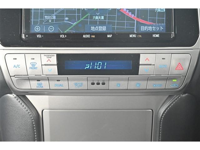 ランドクルーザープラド ＴＸ　Ｌパッケージ　マットブラックエディション　オートクルーズ　踏み間違い防止装置　ワンオーナー車　セキュリティー　電動パワーシート　アルミ　ＤＶＤ再生機能　黒革シート　ＥＴＣ車載器　地デジＴＶ　ＬＥＤヘッドライト　キーレス　４ＷＤ　サンルーフ（8枚目）