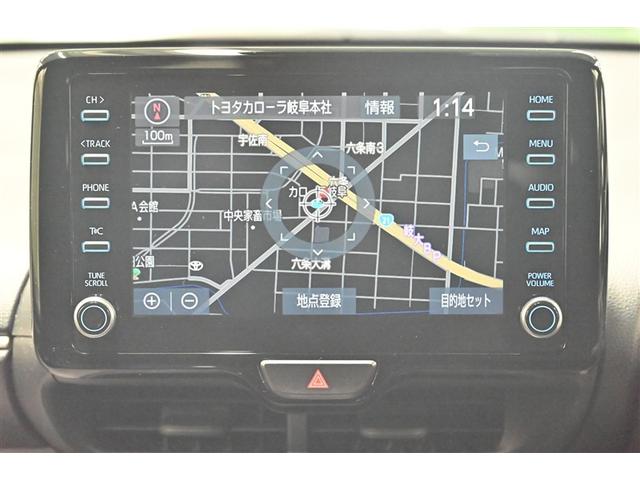 ヤリス Ｇ　カーナビ　点検記録簿　Ｂカメラ　エアコン　スマートキー＆プッシュスタート　ＬＥＤヘッド　メモリーナビゲーション　イモビ　横滑り防止システム　クルーズＣ　アルミホイール　ＡＢＳ　パワーウィンドウ（9枚目）