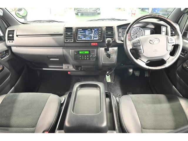 ハイエースバン スーパーＧＬ　ダークプライムＩＩ　衝突回避システム　運転席助手席エアバック　ＥＳＣ　ドライブレコーダー付　スマートエントリー　ＬＥＤライト　エアコン　パワーウィンドウ　ワンセグテレビ　エアバック　キーレスエントリー　イモビライザー（6枚目）