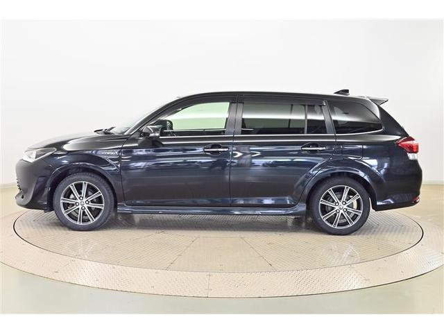 カローラフィールダー ハイブリッドG ダブルバイビー PCS インテリキー 横滑防止 ミュージックプレイヤー接続可 フルセグTV クルーズコントロール LEDヘッドライト オートエアコン ETC DVD再生 アルミホイール キーフリーシステム ナビTV(5枚目)