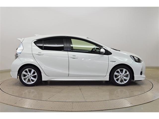 アクア S HDDナビゲーション スマートキープッシュスタート キーレスエントリ エアロ LEDヘッドライト フルセグ地デジ イモビ ナビ&TV オートエアコン デュアルエアバック Bカメラ パワーウィンドウ(4枚目)