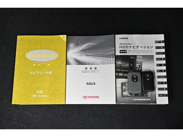 アクア S HDDナビゲーション スマートキープッシュスタート キーレスエントリ エアロ LEDヘッドライト フルセグ地デジ イモビ ナビ&TV オートエアコン デュアルエアバック Bカメラ パワーウィンドウ(17枚目)