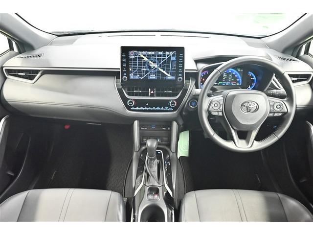 カローラクロス ハイブリッド　Ｚ　衝突軽減Ｂ　フルセグテレビ　スマキ－　Ｂモニター　アクティブクルーズコントロール　メモリナビ　イモビ　ＬＥＤ　ＡＣ　運転席Ｐシート　メディアプレイヤー接続　キーレス　パワステ　アルミ　エアバッグ（6枚目）