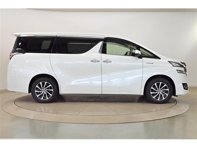 ヴェルファイアハイブリッド Ｖ　プリクラッシュセーフティー　両側電動ドア　ワンオーナー車　１００Ｖ電源　バックモニター　ＬＥＤヘッドライト　横滑り防止装置　アルミホイール　盗難防止システム　スマートキー　キーレス　ドライブレコーダー（4枚目）