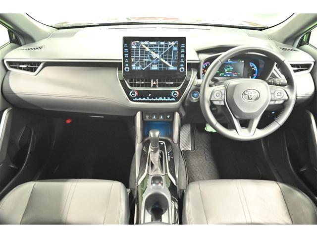 カローラクロス ハイブリッド　Ｚ　ムーンルーフ　衝突軽減Ｂ　記録簿有　フルセグテレビ　スマキ－　半レザー　Ｂモニター　アクティブクルーズコントロール　メモリナビ　イモビ　ＬＥＤ　ＡＣ　運転席Ｐシート　キーレス　パワステ　アルミ　ＡＢＳ（6枚目）