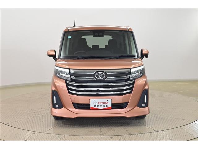 ルーミー カスタムG アイドリング 両側電動SD LEDヘット バックビューモニター 衝突回避ブレーキ 地デジ スマートキー メモリナビ クルーズコントロール 点検記録簿 DVD ETC 1オーナー オートエアコン ABS(2枚目)