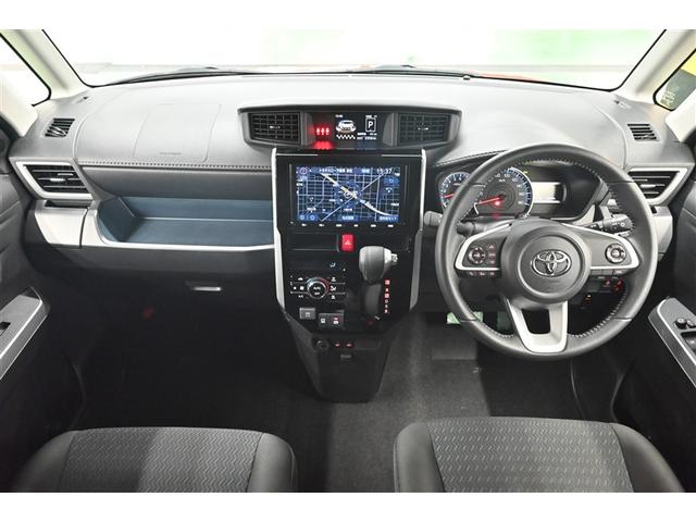 ルーミー カスタムG アイドリング 両側電動SD LEDヘット バックビューモニター 衝突回避ブレーキ 地デジ スマートキー メモリナビ クルーズコントロール 点検記録簿 DVD ETC 1オーナー オートエアコン ABS(6枚目)