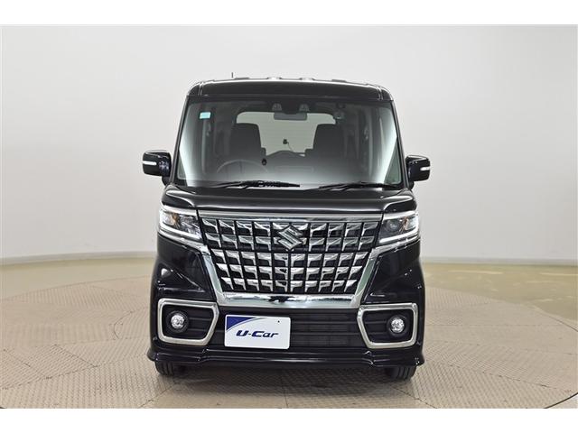 スペーシアカスタム ハイブリッドＧＳ　誤発進抑制　アルミ　全席パワーウインドウ　スマートキ　整備記録簿　Ｂモニ　横滑り防止システム　ＡＡＣ　助手席エアバッグ　ＬＥＤライト　ドライブレコーダー　メモリナビ　クルコン　セキュリティアラーム（2枚目）