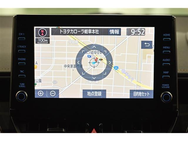 カローラツーリング ハイブリッド　ダブルバイビー　追突軽減ブレーキ　バックモニタ　横滑防止　スマキー　ＬＥＤライト　デュアルエアバッグ　エアコン　オートクルーズ　サイドエアバッグ　ＥＴＣ付　ナビ　ＰＳ　キーフリー　ＡＢＳ　エアバック　メモリ－ナビ（9枚目）