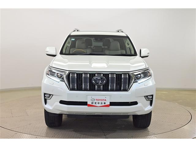 ランドクルーザープラド ＴＸ　Ｌパッケージ　リアカメラ　１オ－ナ－　スマートキ　盗難防止　キーレスエントリー　ＥＴＣ装備　３列席　寒冷地　エアコン　ＬＥＤランプ　レザー　アルミホイール　パートタイム４ＷＤ　横滑り防止システム　フルＴＶ　ＡＢＳ（2枚目）