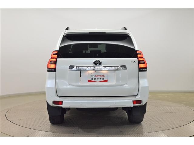 ランドクルーザープラド ＴＸ　Ｌパッケージ　リアカメラ　１オ－ナ－　スマートキ　盗難防止　キーレスエントリー　ＥＴＣ装備　３列席　寒冷地　エアコン　ＬＥＤランプ　レザー　アルミホイール　パートタイム４ＷＤ　横滑り防止システム　フルＴＶ　ＡＢＳ（3枚目）