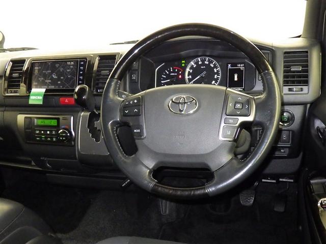 ハイエースバン スーパーＧＬ　ダークプライムＩＩ　衝突被害軽減システム　メモリーナビ　フルセグ　バックカメラ　ＥＴＣ　ドラレコ　ＣＤ　ミュージックプレイヤー接続可　ＬＥＤヘッドランプ　両側電動スライド　スマートキー　キーレス　ディーゼル（8枚目）