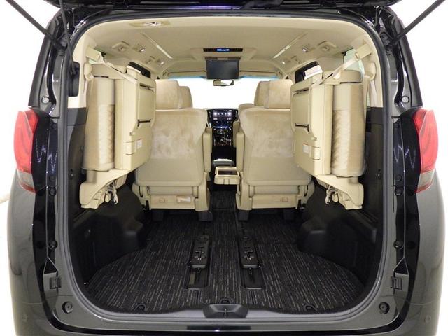 アルファード 2.5G 衝突被害軽減システム メモリーナビ フルセグ バックカメラ ETC CD DVD再生 後席モニター 電動シート オートクルーズコントロール LEDヘッドランプ 両側電動スライド 乗車定員7人 キーレス(28枚目)