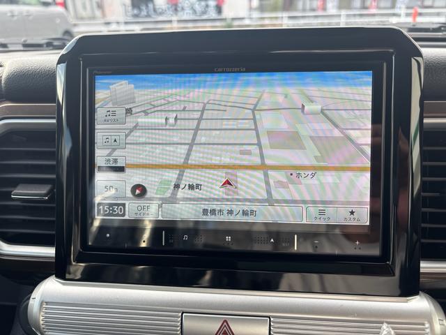 クロスビー ハイブリッドＭＺ　登録済み未使用車　ブラウンアクセント＆全方位カメラ　新品８インチナビＴＶ　オートクルーズ　クリアランスソナー　スマートキー　アイドリングストップ　衝突被害軽減システム　シートヒーター（23枚目）