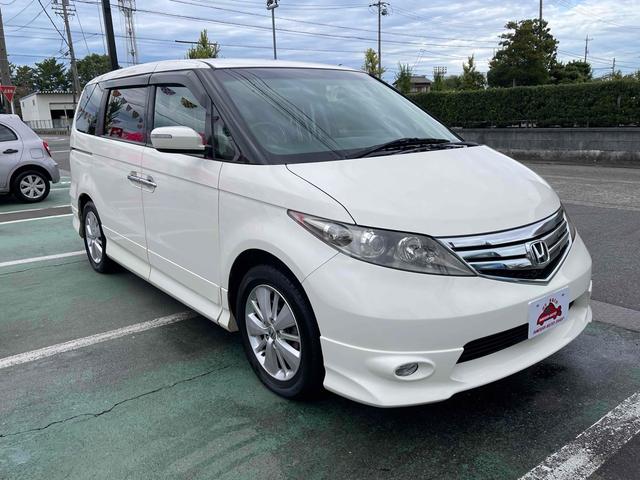 エリシオン Gエアロ ETC 両側電動スライドドア HID エアロ キーレスエントリー 電動格納ミラー 3列シート フルフラット ウォークスルー チップアップシート AT アルミホイール 盗難防止システム 衝突安全ボディ(12枚目)
