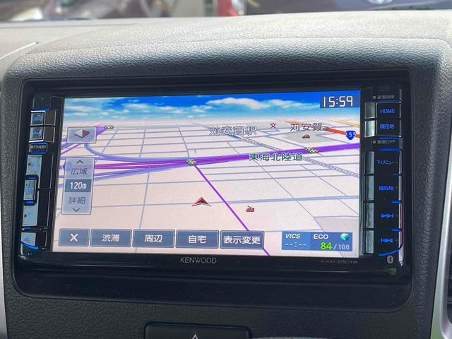 スペーシア X 両側スライドドア ナビ TV 衝突被害軽減システム スマートキー アイドリングストップ 電動格納ミラー シートヒーター ベンチシート CVT 盗難防止システム ABS ESC CD(5枚目)