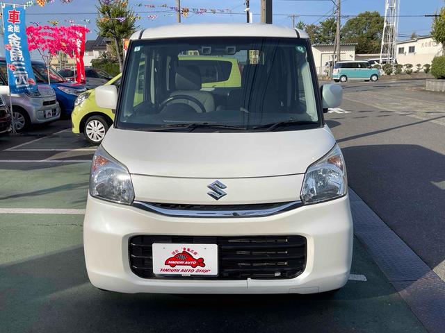 スペーシア X 両側スライドドア ナビ TV 衝突被害軽減システム スマートキー アイドリングストップ 電動格納ミラー シートヒーター ベンチシート CVT 盗難防止システム ABS ESC CD(12枚目)