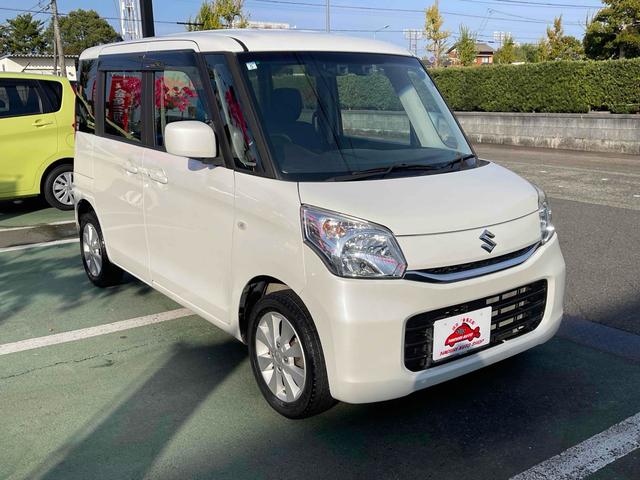 スペーシア X 両側スライドドア ナビ TV 衝突被害軽減システム スマートキー アイドリングストップ 電動格納ミラー シートヒーター ベンチシート CVT 盗難防止システム ABS ESC CD(13枚目)