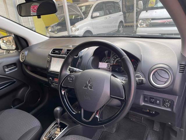 ミラージュ G ETC ナビ TV 衝突被害軽減システム アルミホイール オートライト スマートキー アイドリングストップ 電動格納ミラー CVT 盗難防止システム 衝突安全ボディ ABS ESC CD USB(29枚目)