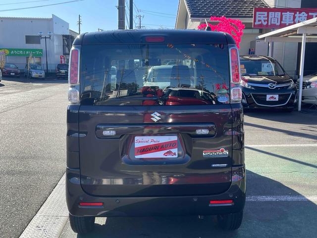 スペーシア ハイブリッドＧ　ドライブレコーダー　ＥＴＣ　両側スライドドア　ナビ　ＴＶ　クリアランスソナー　衝突被害軽減システム　オートライト　スマートキー　アイドリングストップ　電動格納ミラー　ベンチシート（17枚目）