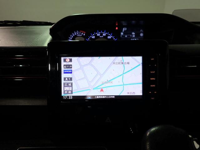 ワゴンＲスティングレー ハイブリッドＴ　快速ターボ　純正ＳＤナビ　フルセグＴＶ　ＣＤ＆ＤＶＤ再生　ブルートゥース　ＥＴＣ２．０　デュアルカメラブレーキサポート　シートヒーター　ＬＥＤオートライト　ローダウン仕様　スマートキー（6枚目）