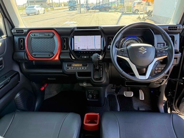 ハスラー ハイブリッドＸターボ　全周囲カメラ　両側電動スライドドア　ナビ　ＴＶ　クリアランスソナー　オートクルーズコントロール　レーンアシスト　衝突被害軽減システム　オートライト　ＬＥＤヘッドランプ　スマートキー（3枚目）