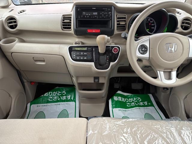 N-BOX G 後期モデル スマートキー 両側スライドドア 純正CD Pガラス ベンチシート インパネAT(38枚目)