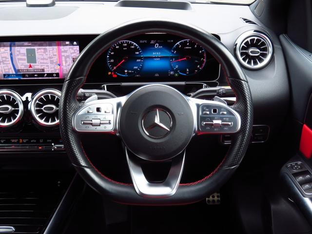 Bクラス B180 AMGレザーエクスクルーシブパッケージ パノラマルーフ アドバンスドパッケージ レーダーセーフティパッケージ ナビゲーションパッケージ 赤/黒本革シート 360°カメラ ヘッドアップディスプレイ パワーシート シートヒーター 禁煙車(13枚目)