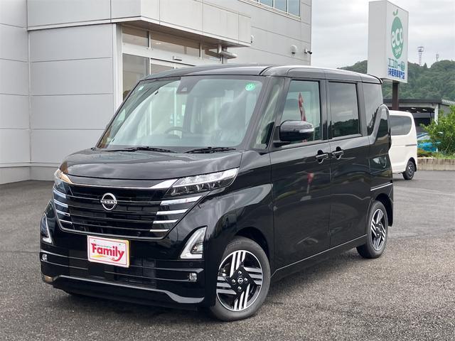 ルークス ハイウェイスター　Ｘ　届け出済み未使用車　全周囲カメラ　両側スライド・片側電動　クリアランスソナー　衝突被害軽減システム　オートライト　ＬＥＤヘッドランプ　スマートキー　アイドリングストップ　電動格納ミラー　ベンチシート（61枚目）