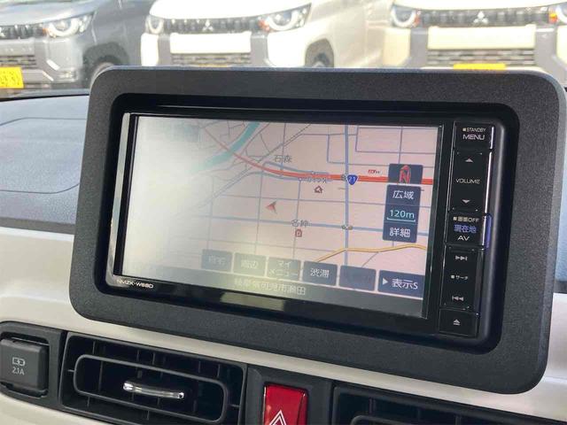 ムーヴキャンバス ストライプスＧ　届け出済み未使用車　バックカメラ　両側電動スライドドア　ナビ　クリアランスソナー　衝突被害軽減システム　オートライト　ＬＥＤヘッドランプ　スマートキー　アイドリングストップ　電動格納ミラー（8枚目）