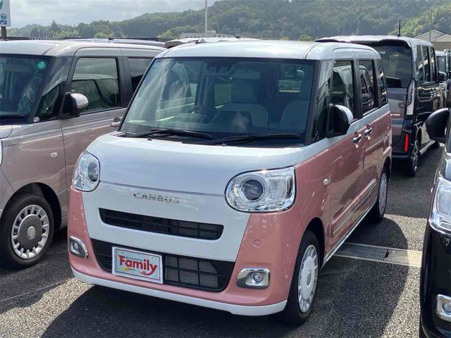 ムーヴキャンバス ストライプスＧ　届け出済み未使用車　バックカメラ　両側電動スライドドア　ナビ　クリアランスソナー　衝突被害軽減システム　オートライト　ＬＥＤヘッドランプ　スマートキー　アイドリングストップ　電動格納ミラー（16枚目）