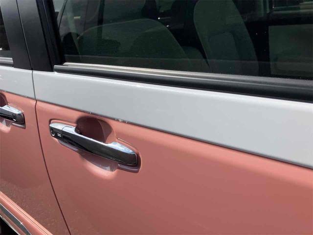 ムーヴキャンバス ストライプスＧ　届け出済み未使用車　バックカメラ　両側電動スライドドア　ナビ　クリアランスソナー　衝突被害軽減システム　オートライト　ＬＥＤヘッドランプ　スマートキー　アイドリングストップ　電動格納ミラー（34枚目）