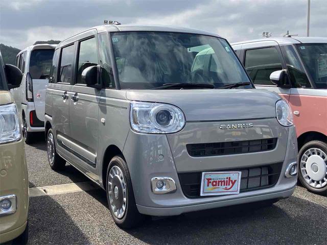 ムーヴキャンバス セオリーＧ　届け出済み未使用車　バックカメラ　両側電動スライドドア　クリアランスソナー　衝突被害軽減システム　オートライト　ＬＥＤヘッドランプ　スマートキー　アイドリングストップ　電動格納ミラー　シートヒーター（18枚目）