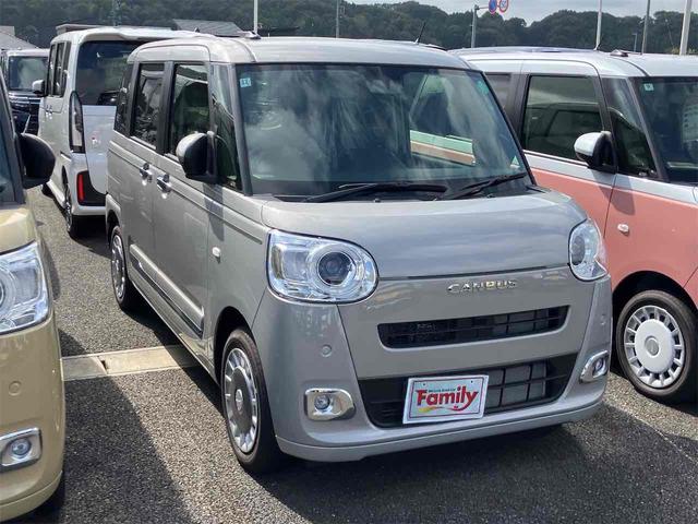 ムーヴキャンバス セオリーＧ　届け出済み未使用車　バックカメラ　両側電動スライドドア　クリアランスソナー　衝突被害軽減システム　オートライト　ＬＥＤヘッドランプ　スマートキー　アイドリングストップ　電動格納ミラー　シートヒーター（19枚目）