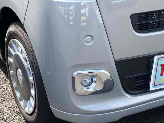 ムーヴキャンバス セオリーＧ　届け出済み未使用車　バックカメラ　両側電動スライドドア　クリアランスソナー　衝突被害軽減システム　オートライト　ＬＥＤヘッドランプ　スマートキー　アイドリングストップ　電動格納ミラー　シートヒーター（27枚目）