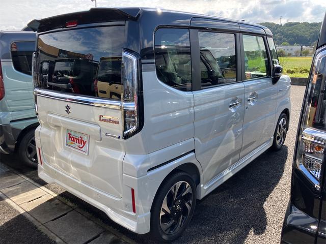スペーシアカスタム ハイブリッドＸＳ　届け出済み未使用車　両側電動スライドドア　クリアランスソナー　オートクルーズコントロール　レーンアシスト　衝突被害軽減システム　オートライト　ＬＥＤヘッドランプ　スマートキー　アイドリングストップ（19枚目）